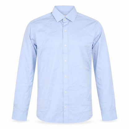 Jack & Jones Premium Men's Blue Cotton Long Sleeve Dress Shirt M