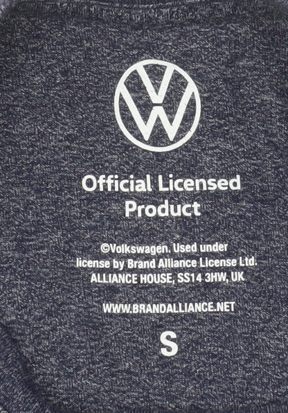 Volkswagen Men's Blue Vampire Road Trip Graphic T-Shirt Size S