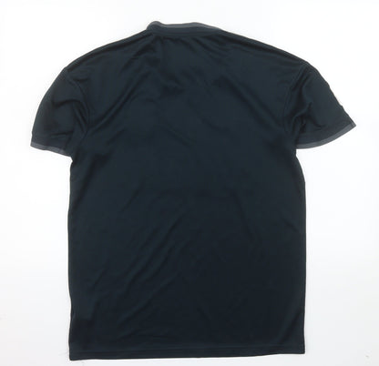 Adidas Mens Black Real Madrid Football Jersey Shirt Size M