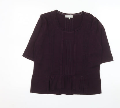 Marks and Spencer Per Una Women's Purple Tunic Blouse Size 14