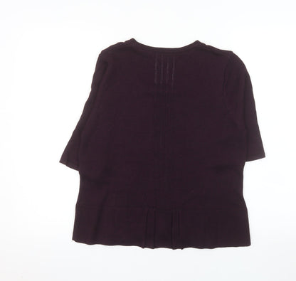 Marks and Spencer Per Una Women's Purple Tunic Blouse Size 14