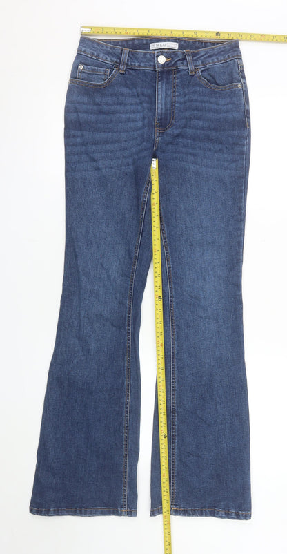 Denim Co Women’s Blue Bootcut Stretch Jeans Size 10