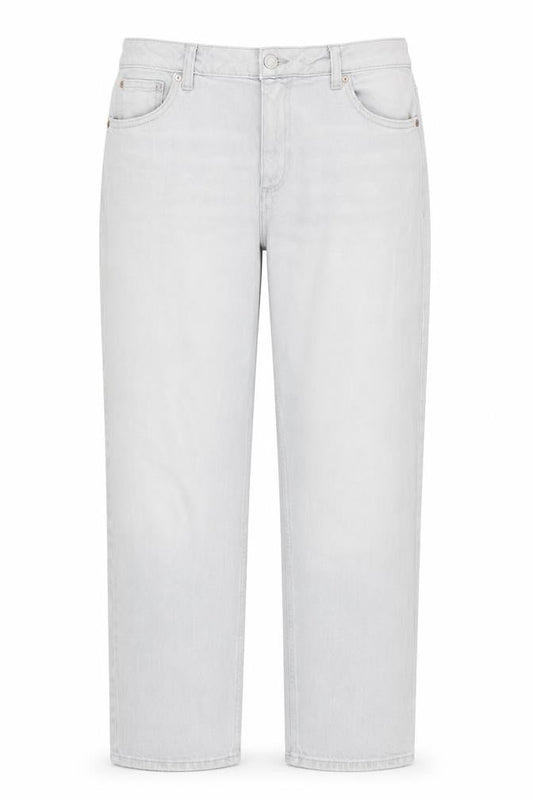 Primark Women Grey Straight Denim Jeans Size 12 Regular Fit