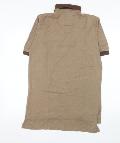 Ralph Lauren Polo Golf Men's Beige Cotton Short Sleeve Polo M