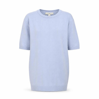 River Island Men’s Blue Short Sleeve Crew Neck Knit Pullover Jumper M