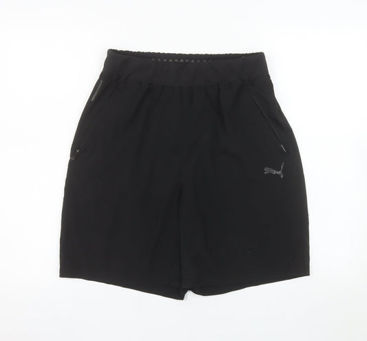 Puma Men's Black M Athletic Quick Dry Sports Shorts