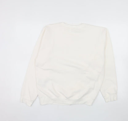 Levi's Womens Ivory Crew Neck Pullover Sweatshirt XS