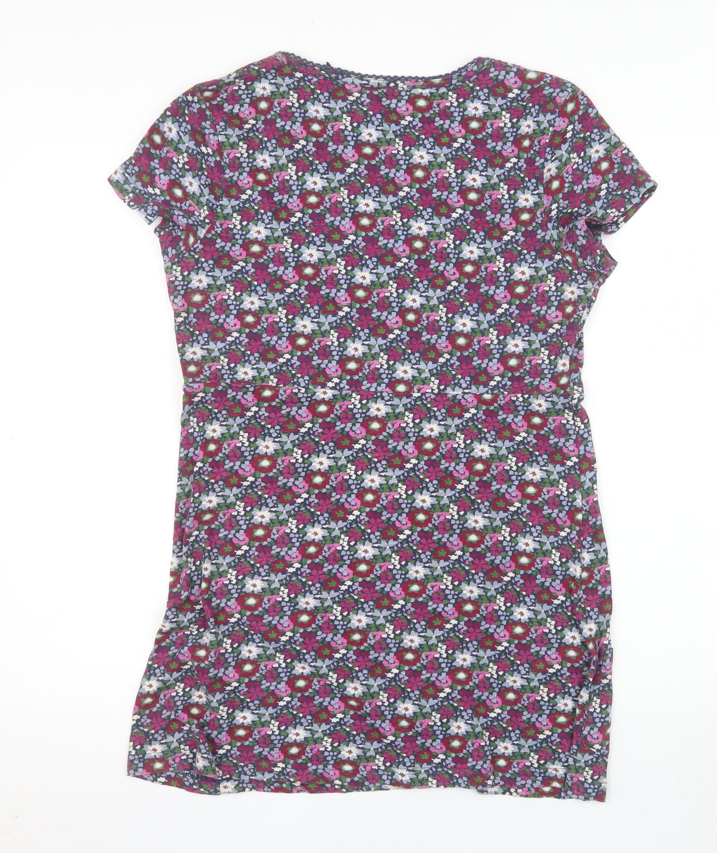 Seasalt Women’s Multicoloured Floral Tunic Dress Size 12 Cotton