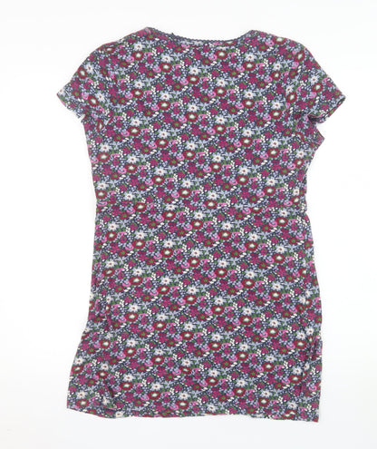 Seasalt Women’s Multicoloured Floral Tunic Dress Size 12 Cotton