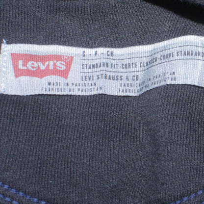 Levi's Men's Black Pullover Hoodie Small Regular Fit Fleece Logo