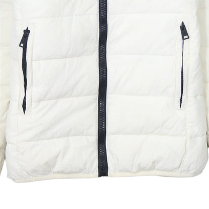 Champion Men's Black White Hooded Puffer Jacket Size L