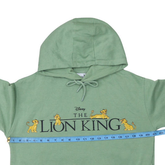 Disney Primark Women Green The Lion King Pullover Hoodie Size S 10/12