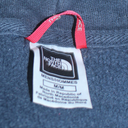 The North Face Mens Blue Hoodie M Pullover Outdoor Cotton