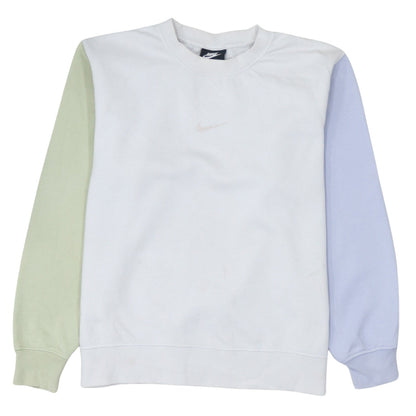 Nike Women’s Multicoloured Crew Neck Cotton Sweatshirt Size S