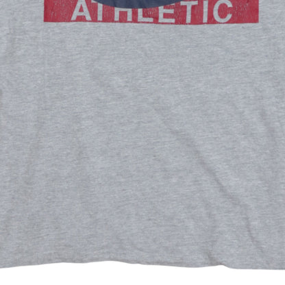 Champion Men’s Grey Athletic Graphic Crew Neck T-Shirt Small