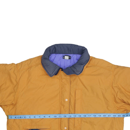 Patagonia Womens Brown L Puffer Jacket Winter Coat Nylon