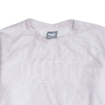 Puma Women's Pink Logo Pullover Sweatshirt Size 12