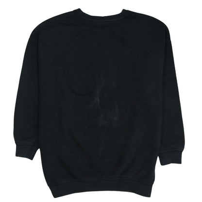 Disney Womens Black XS Pullover Sweatshirt Mickey & Friends Graphic Print