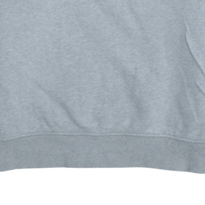 Tommy Jeans Mens Grey Logo Crew Neck Sweatshirt Size M