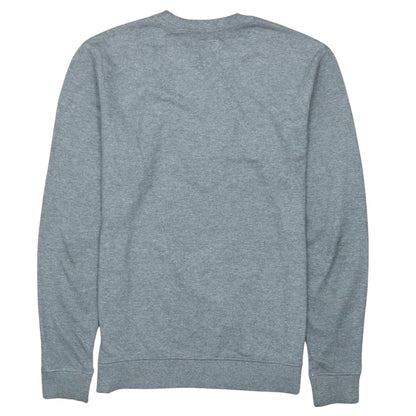 Vans Mens Grey Small Pullover Sweatshirt Crew Neck Logo Skate
