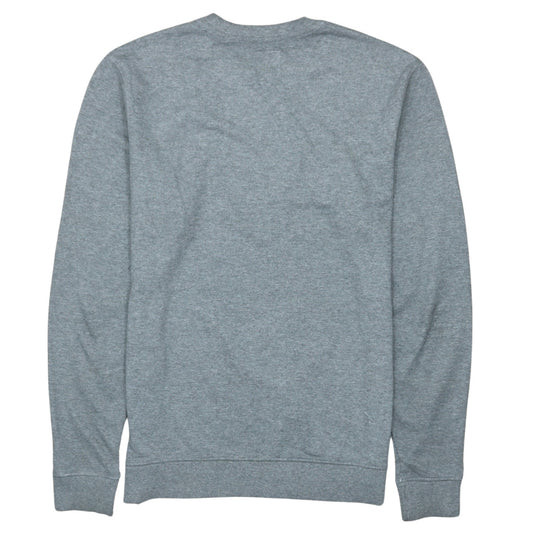 Vans Mens Grey Small Pullover Sweatshirt Crew Neck Logo Skate