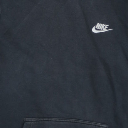 Nike Men's Black XS Pullover Hoodie with Logo and Kangaroo Pocket