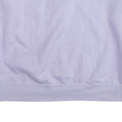 Disney Women Purple Stitch Sweatshirt M 12/14 Crew Neck Pullover