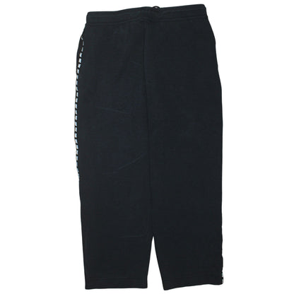 Nike Women’s Black M Track Pants with Side Stripe Drawstring Waist