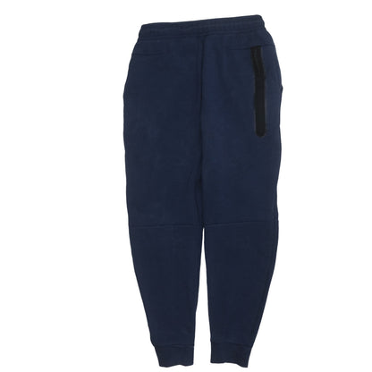 Nike Men's Blue Small Jogger Sweatpants Cotton Blend Activewear