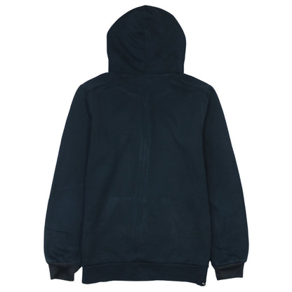 Puma Boys Black Full Zip Hoodie 15-16 Years Graphic Logo Fleece