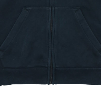 Puma Boys Black Full Zip Hoodie 15-16 Years Graphic Logo Fleece