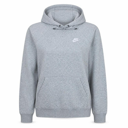 Nike Womens Grey Pullover Hoodie XS Cotton Blend Sweatshirt