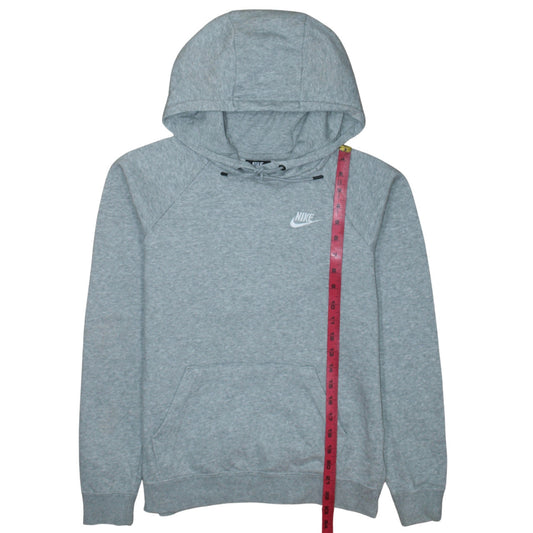 Nike Womens Grey Pullover Hoodie XS Cotton Blend Sweatshirt