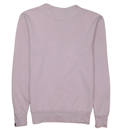Ellesse Mens Pink Crew Neck Sweatshirt Size S Cotton Blend