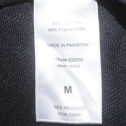 Champion Men's Black Crew Neck Embroidered Logo Sweatshirt M