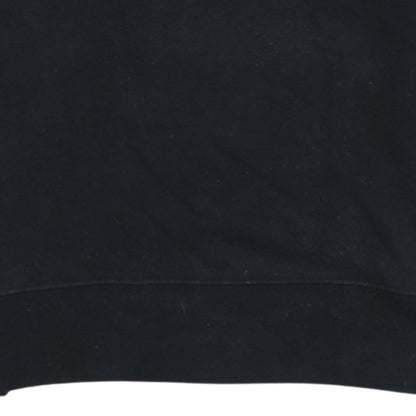 Champion Men's Black Crew Neck Embroidered Logo Sweatshirt M
