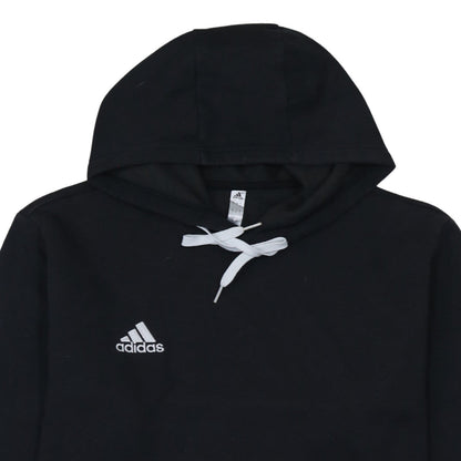 Adidas Men's Black Pullover Hoodie L Logo Fleece Sportswear