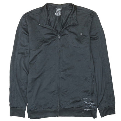 Adidas Men's Black XL Track Jacket Full Zip Athletic Style