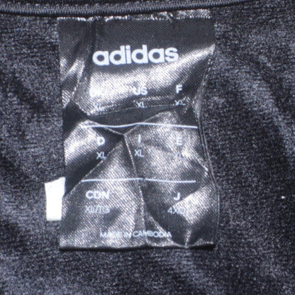 Adidas Men's Black XL Track Jacket Full Zip Athletic Style