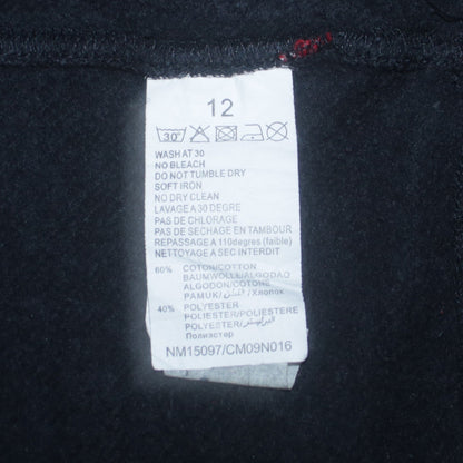 Levi's Boys Black Logo Crew Neck Pullover Sweatshirt Size 12 Years