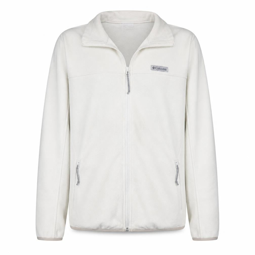 Columbia Men's Ivory Fleece Full Zip Jacket Size L Outdoor Activewear