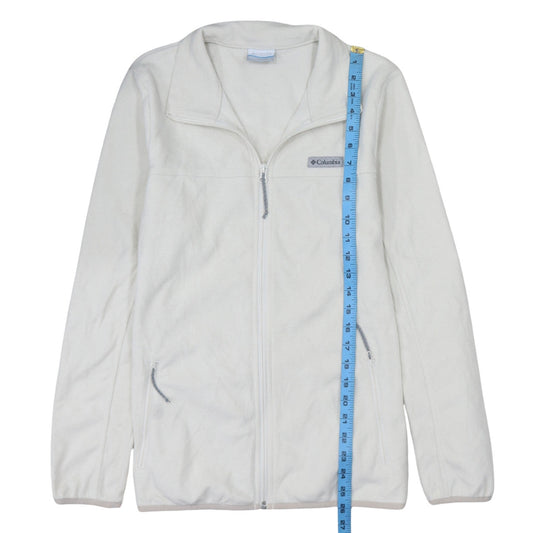 Columbia Men's Ivory Fleece Full Zip Jacket Size L Outdoor Activewear