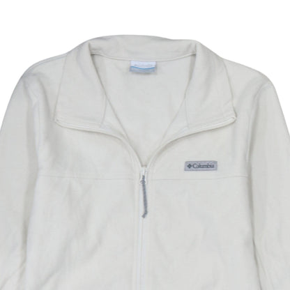 Columbia Men's Ivory Fleece Full Zip Jacket Size L Outdoor Activewear