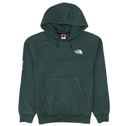The North Face Womens Green Pullover Hoodie Size M Graphic Print