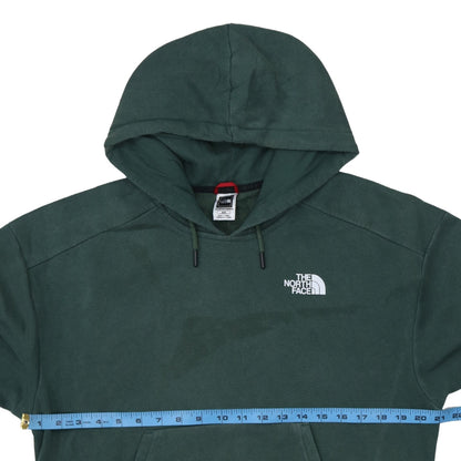 The North Face Womens Green Pullover Hoodie Size M Graphic Print