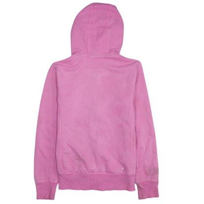 Adidas Women Pink Full Zip Hoodie Small Climalite Sport Essentials