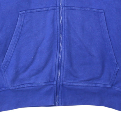 Nike Men Blue Full Zip Hoodie XL Regular Fit Sportswear