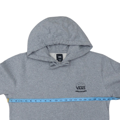 Vans Men’s Grey Pullover Hoodie Medium Regular Fit Logo Skate Style
