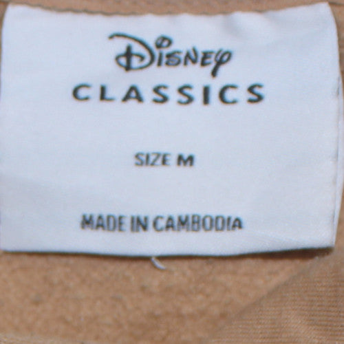 Disney Classics Chip & Dale Women's Beige Pullover Hoodie Size M