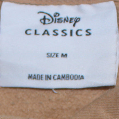 Disney Classics Chip & Dale Women's Beige Pullover Hoodie Size M